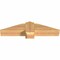 Ekena Millwork Eugene Smooth Timber Gable Bracket, Western Red Cedar, 36"W x 7"H x 3 1/2"D x 5 1/2"F, 5/12 Pitch GBW036X07X0406EUG00SWR - alternate 3